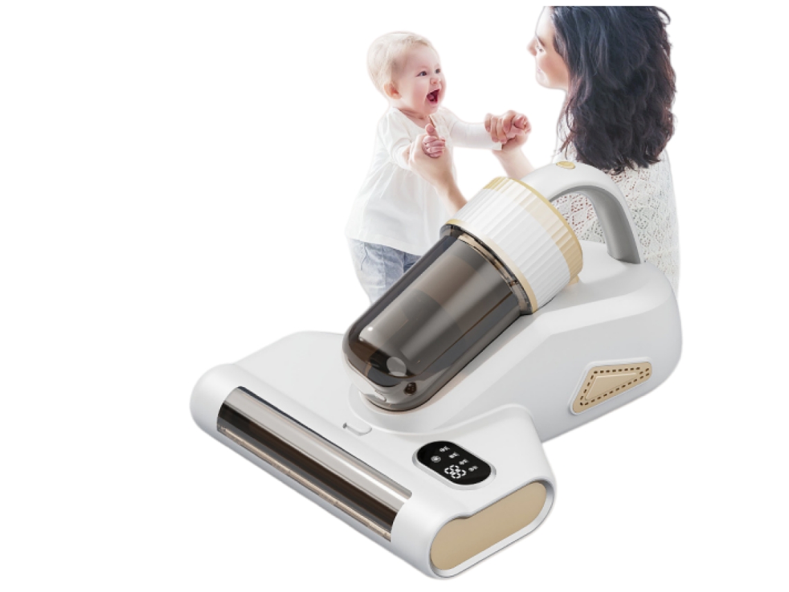 Aspiradora inalámbrica para colchones Sstrwgood con luz UV, 15 kPa, 500 W, pantalla LED