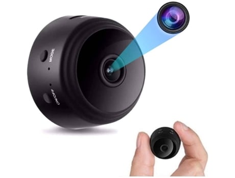 Mini Cámara de Seguridad ENKERS 1080P HD Negro (9128607411393)