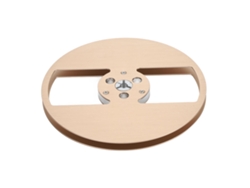 Carrete De Cinta Vacío De 1/4 De Pulgada Y 7 Pulgadas Con 2 Orificios Para Grabadora De Cinta De Carrete Abierto, Chapado En Oro.