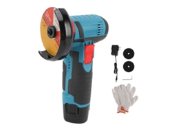 Mini amoladora angular con disco de corte para metal, madera y plástico
