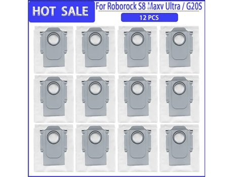 Roborock S8 MaxV Ultra G20s (paquete de 12) Bolsas para polvo