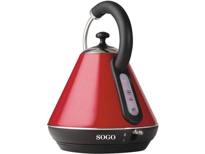 Hervidor Eléctrico SOGO KET-SS-5785-R RETRO (2200 W - 1.8 L)