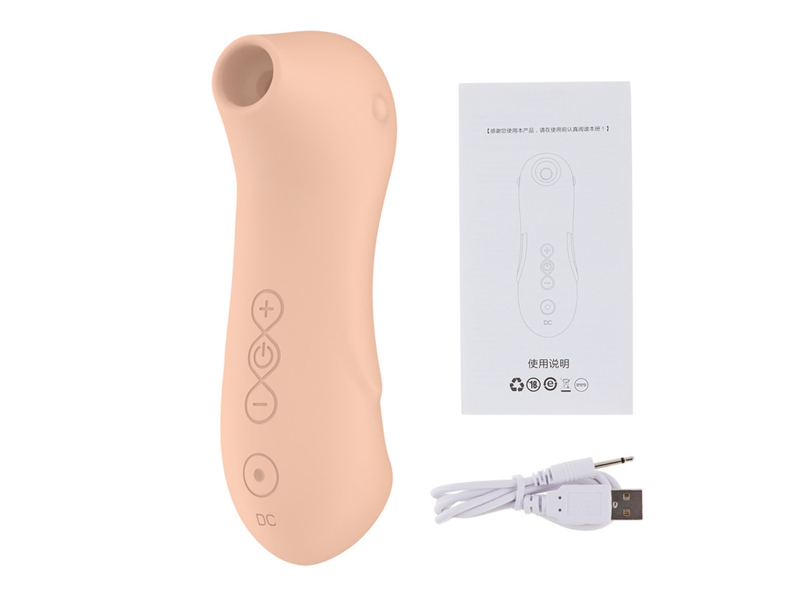 Vibrador de masaje de succión de 10 frecuencias para mujeres (rosa) YIZHOOD