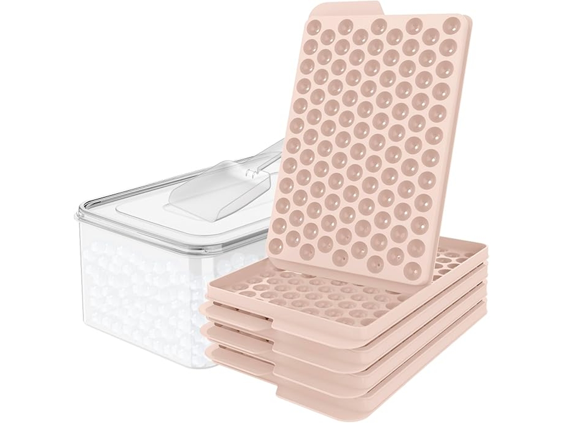 Mini Moldes Para Cubitos De Hielo: Cubitos De Hielo Pequeños De 1,4 Cm, Ideales Para Preparar Café Helado Y Cócteles (paquete De 4). Panoona