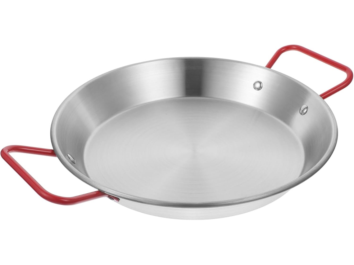 Sartén De Acero Inoxidable Para Espaguetis Y Pollo Frito. Accesorios De Cocina Para El Hogar.