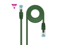 Cable de Red Nanocable Rj45 Lszh Cat.7 600Mhz Sftp Awg26 30 Cm Verde N/A
