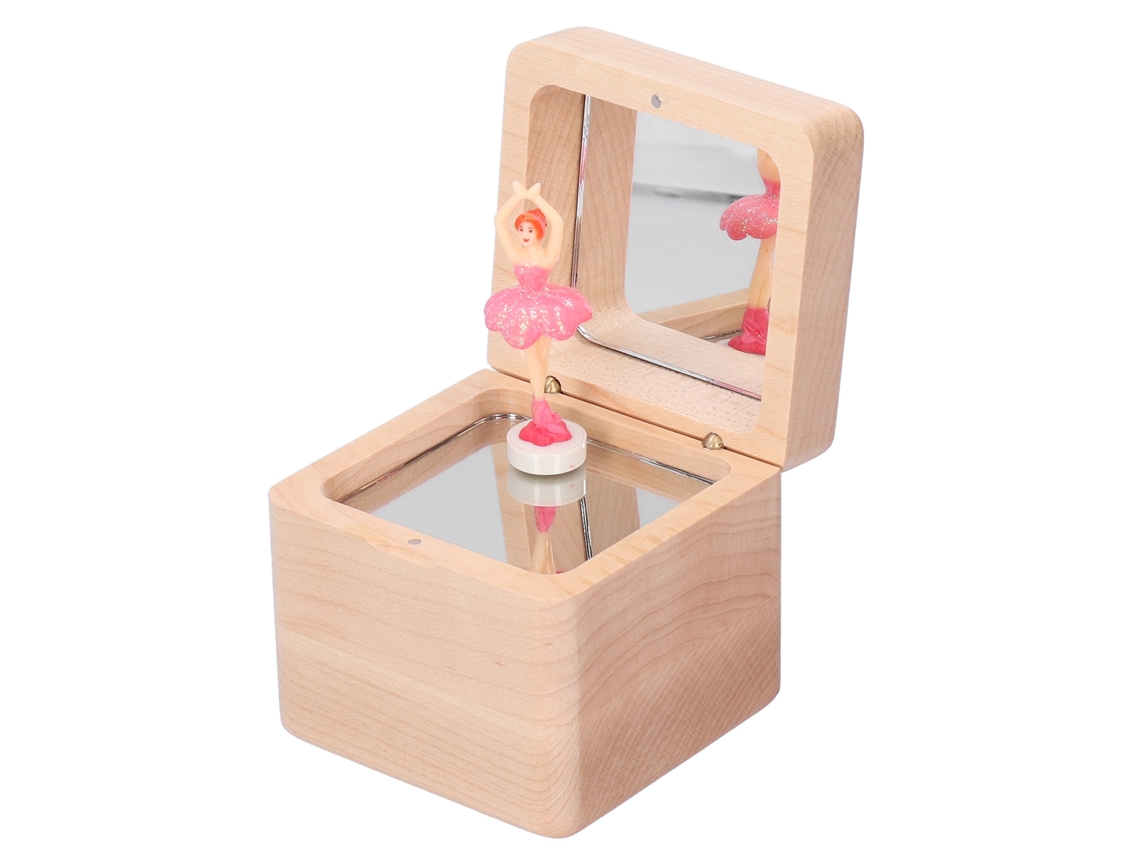 Caja Musical Muñeca Bailarina, Regalo De Madera, Worten