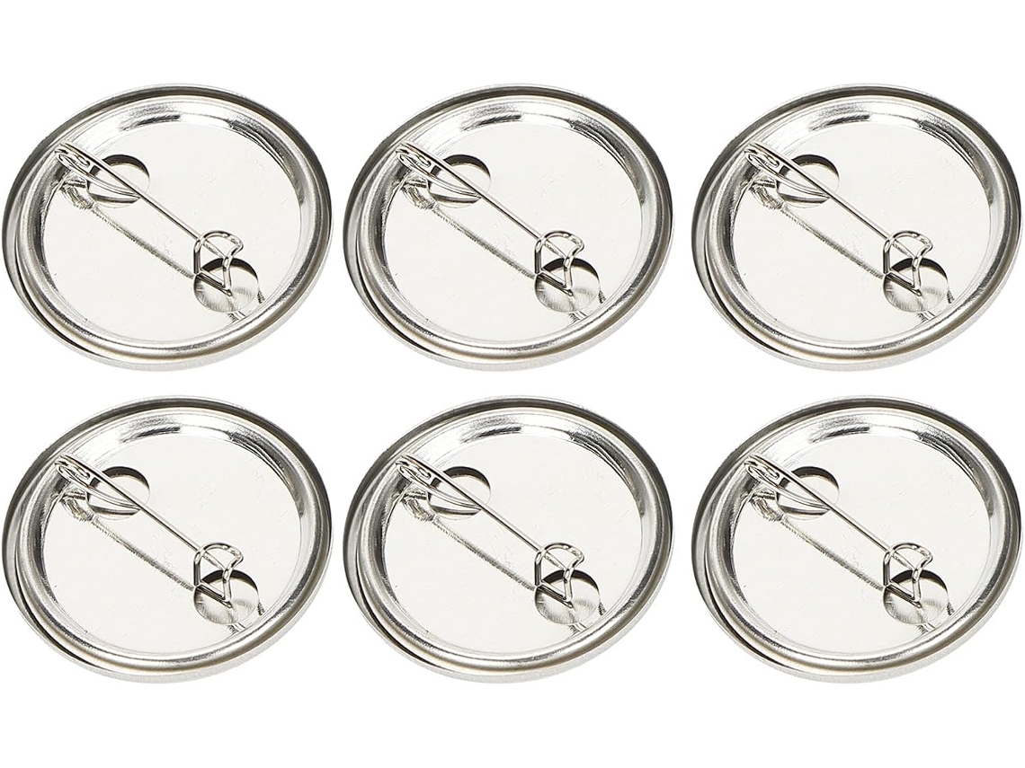 Insignias En Blanco, Superficie Lisa, 100 Unidades, Artículos Para Manualidades, Regalos, Souvenirs.