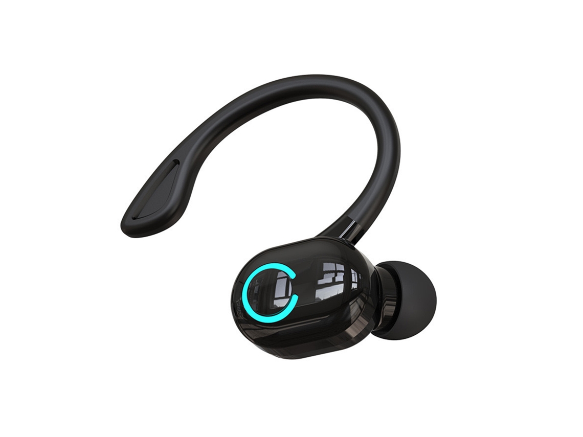 Fone De Ouvido Bluetooth 5.2 Sem Fio Resistente À Chuva Estéreo Over Ear Para Academia Corrida Preto