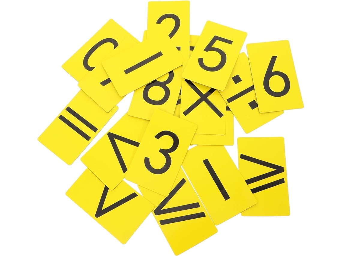 Pegatinas Magnéticas Para Operaciones Matemáticas, 19 Piezas, Material Didáctico Para Profesores.