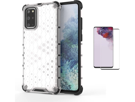 Kit Carcasa Y Protector Samsung S20 Plus Flexguard Rumble