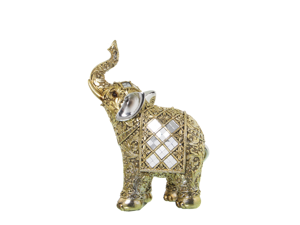 Figura Decorativa DRW (Resina - Dorado)