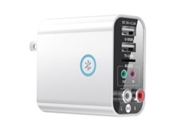Transmisor y receptor Bluetooth 2 en 1, cargador de pared rápido multifuncional, adaptador de audio Bluetooth con Rosewell