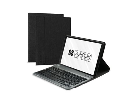 Carcasa para Tablet e Teclado SUBBLIM Samsung Galaxy A8 Negro