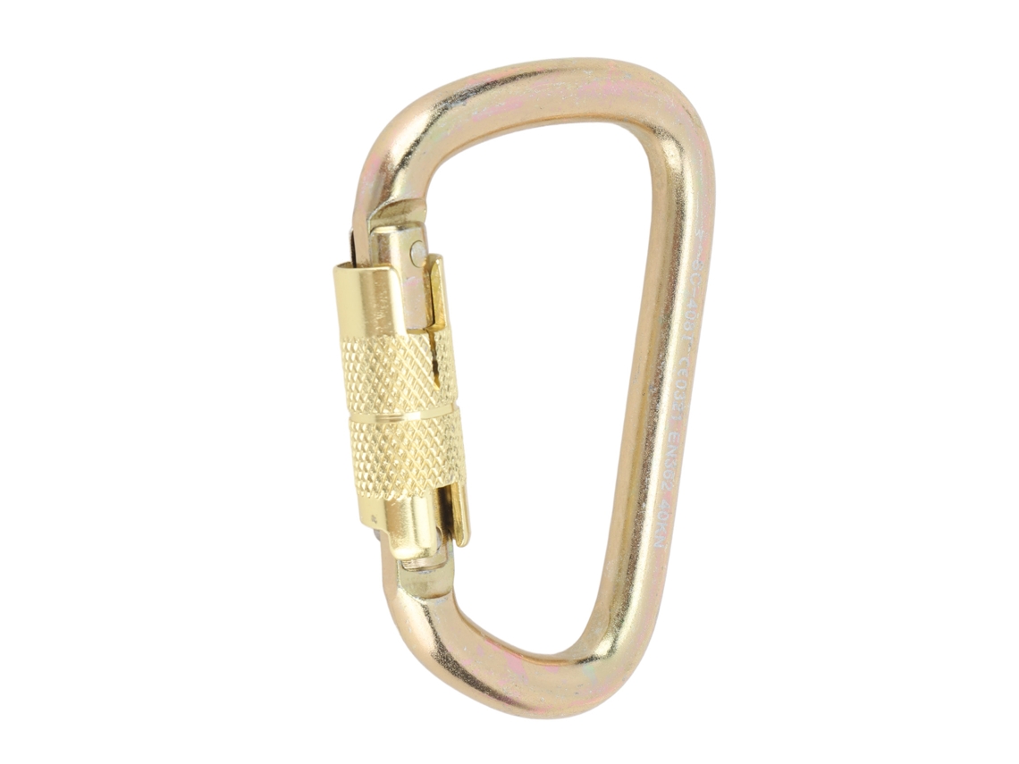 Mali gancho de Carabina com Trava Rotativa em Forma de D para Esportes Ao Ar Livre Camping Escalada