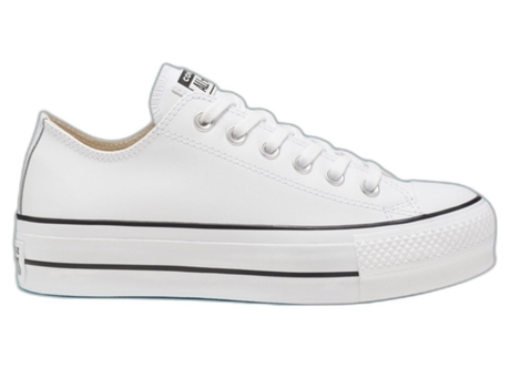 Zapatillas CONVERSE Cuero Mujer (38 - Blanco)