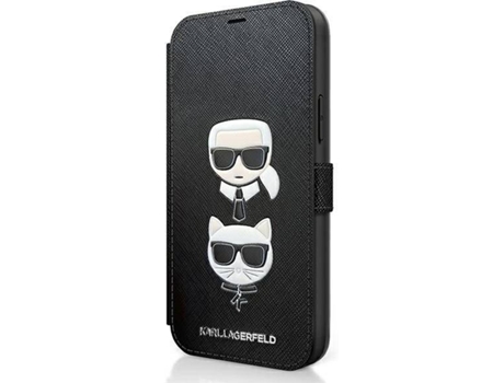 Carcasa iPhone 12 Pro Max KARL LAGERFELD Negro
