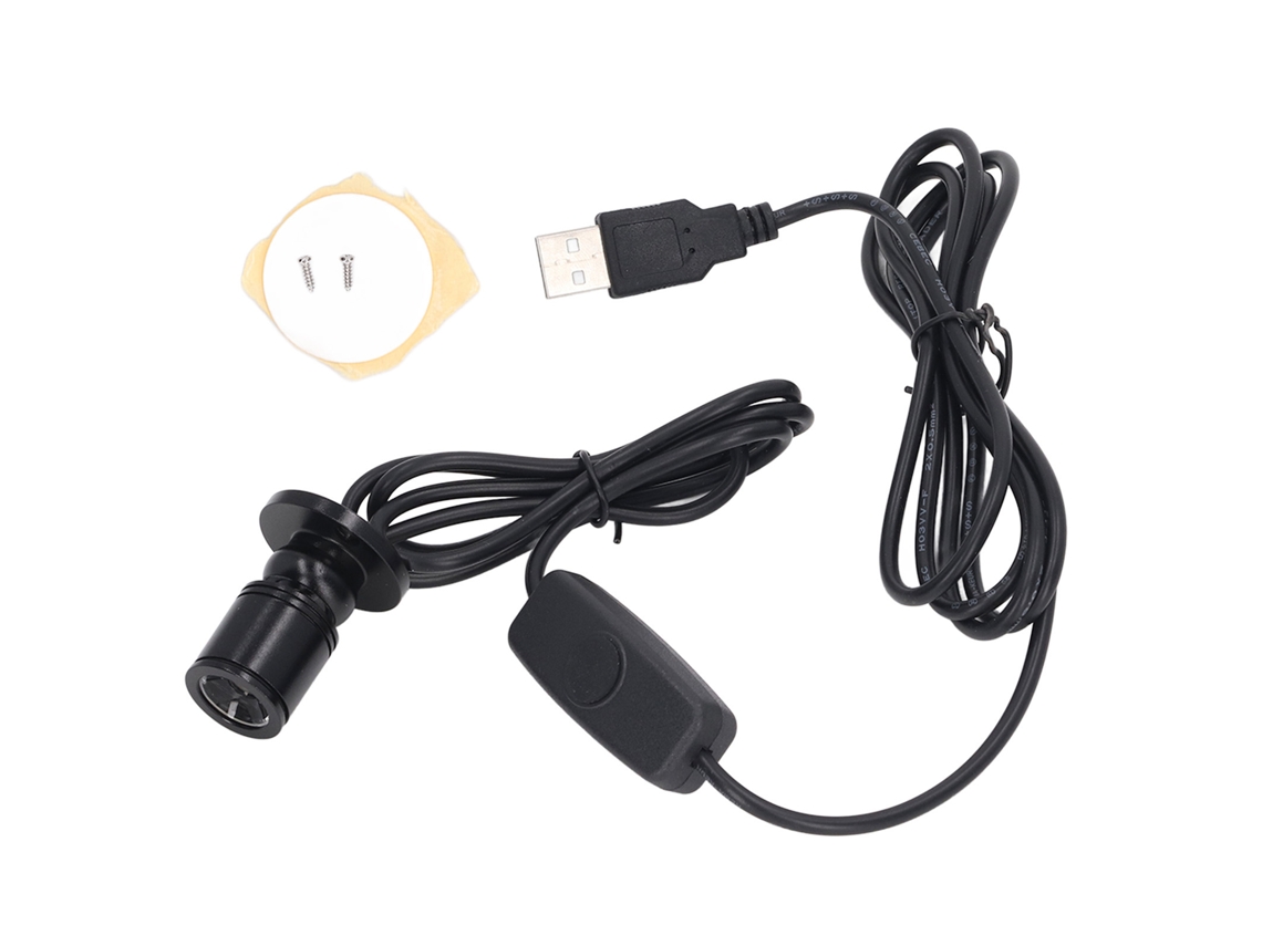 Mini foco LED regulable 2026 USB 5V 6000K Luz blanca brillante con cable de 2 m para expositores de joyería, vitrinas y portales