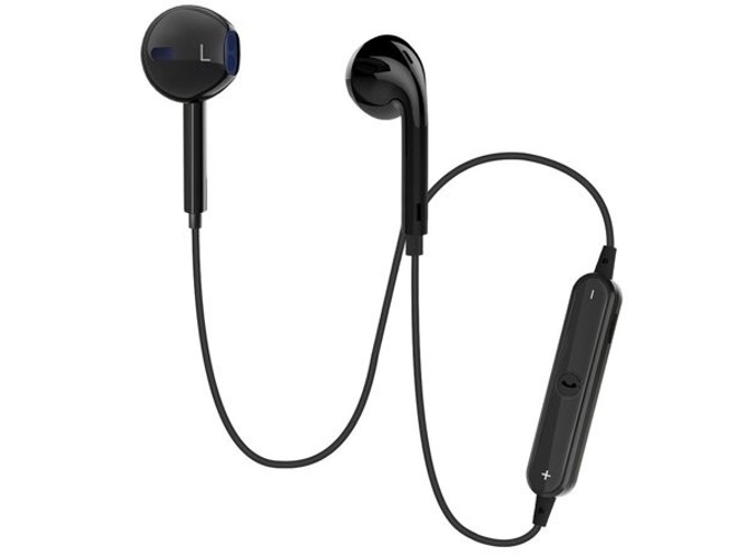 Auriculares Bluetooth Goeik (In Ear - Micrófono - Negro)