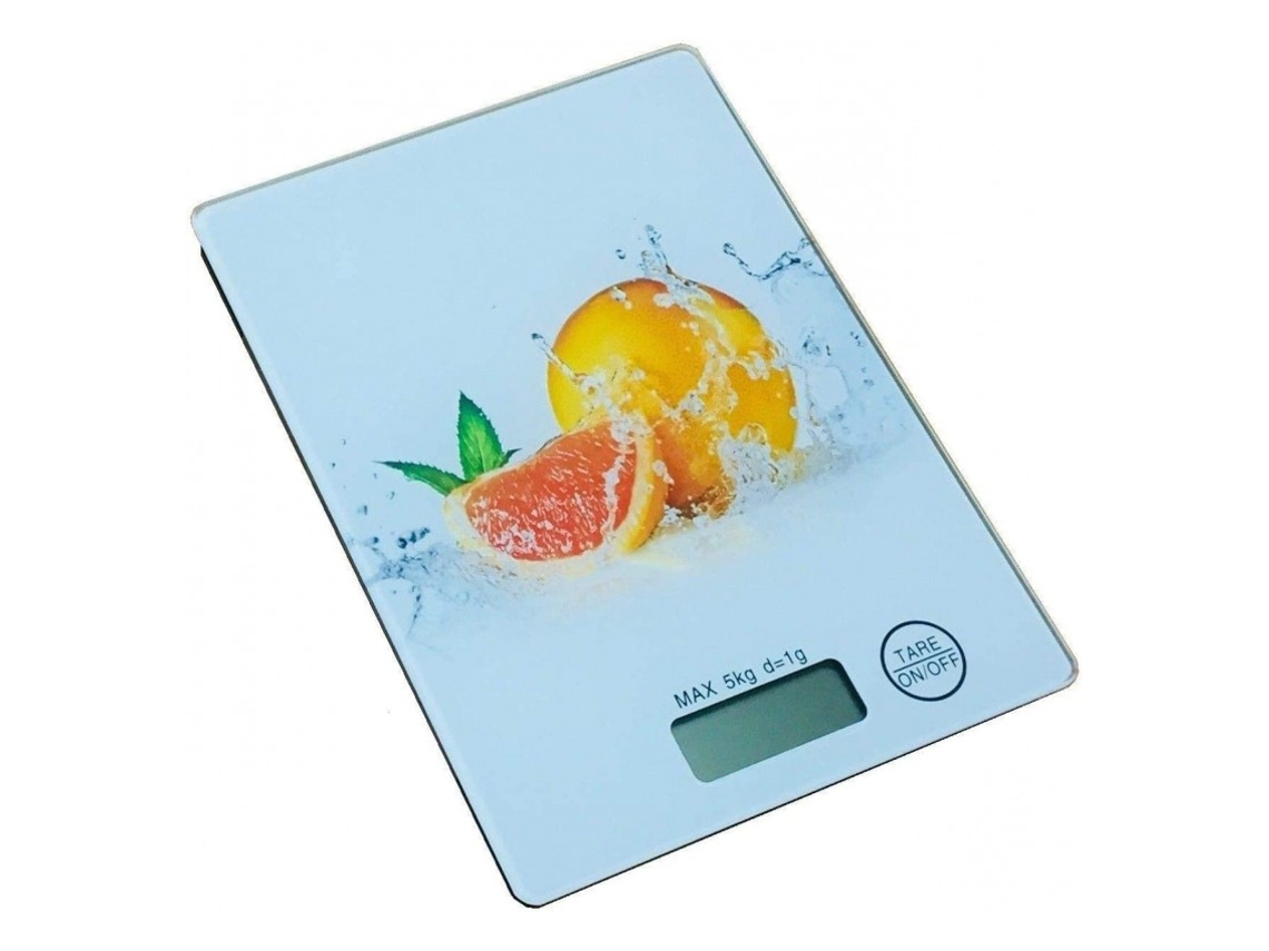 Balanza Digital De Cocina Peso Bascula Electrónica De 1G A 5000G 5Kg Digital (Naranja) SUNNING