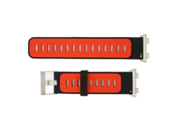 Pulseira De Silicone Esportiva Para Oppo Watch 2 46mm, Bracelete Respirável Soft Preto Vermelho