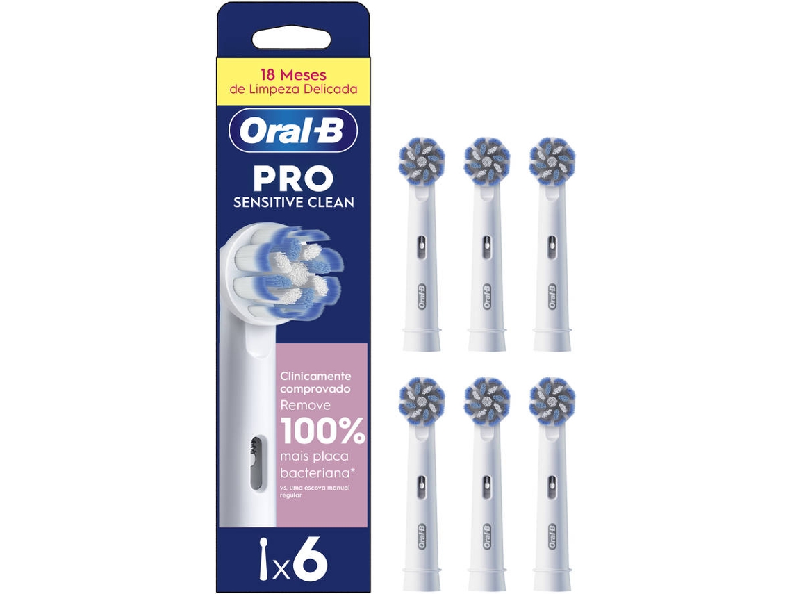Recarga Cepillo de Dientes ORAL-B EB60X-6 (6 Unidades)  