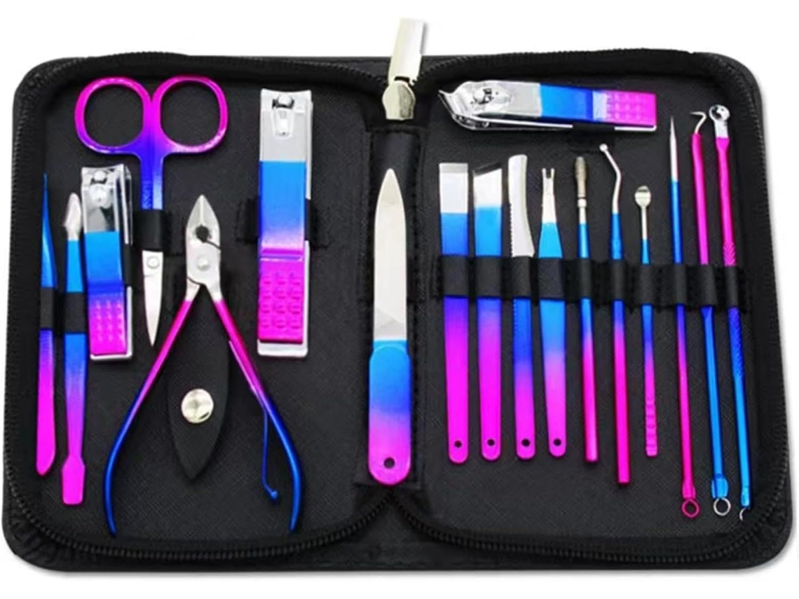 Sy De Coupe-ongles, Sy Manucure En Acier Inoxydable 18x, Kit Coupe D'ongles Des Pieds, Outils