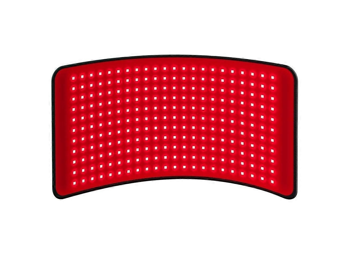Esterilla terapéutica con luz LED roja, 242 LED, 660 y 850 nm, banda terapéutica con luz roja infrarroja cercana, enchufe americano. GOKOCO