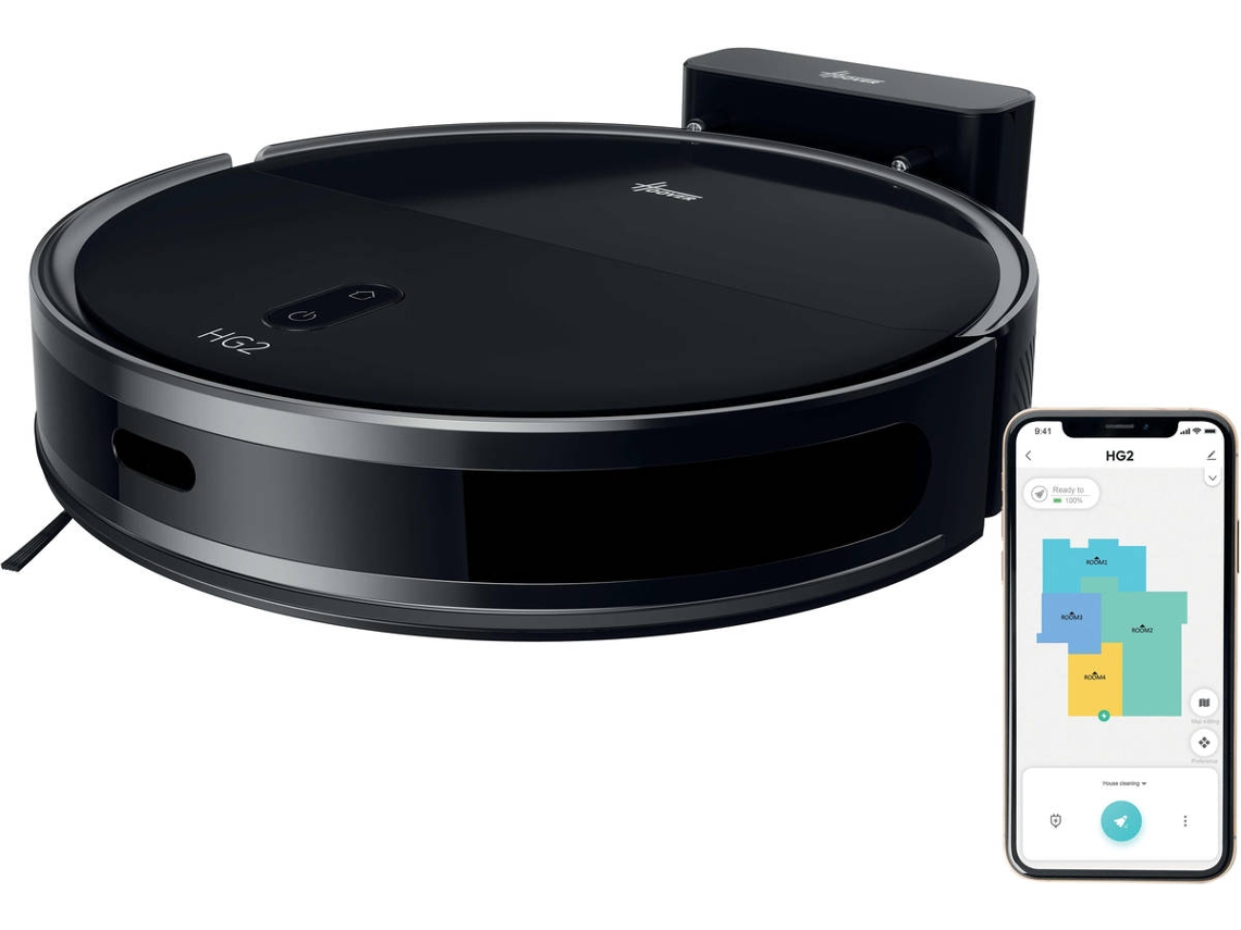 Aspiradora Robot HOOVER HG230H 011 Hydro (250 ml - Autonomía 160 min - Urban Black)  