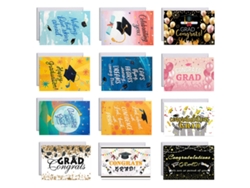 Juego de tarjetas de regalo de graduación, con sobres, pegatinas y mensaje, tarjeta de felicitación de graduación TRUYUETY