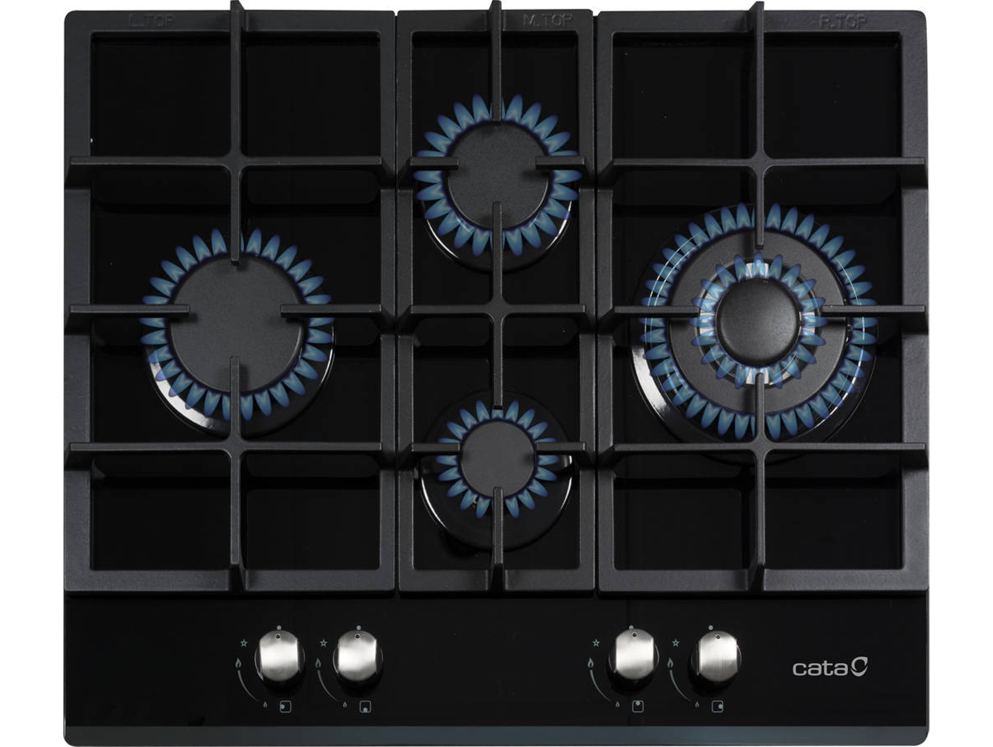 Placa de Gas CATA LCI 6031 BK (Gas Natural - 64 cm - Negro)