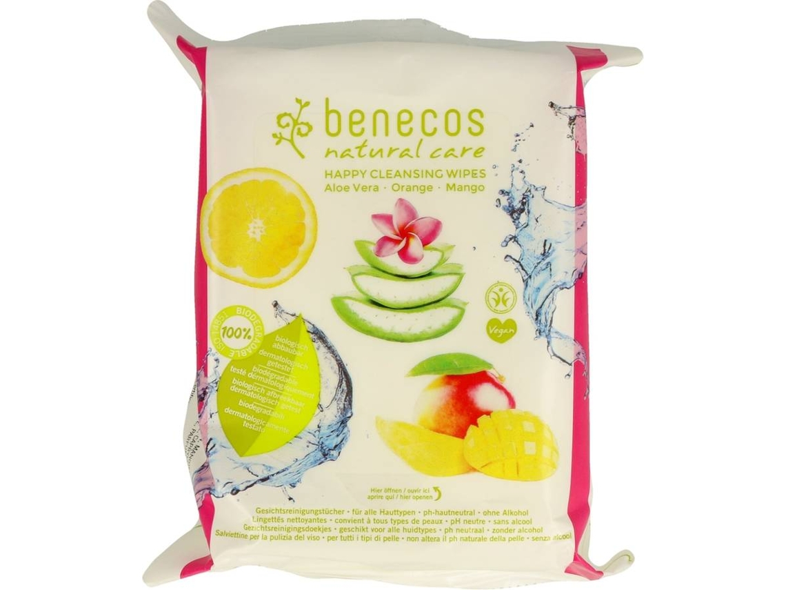 Toallitas Desmaquillantes BENECOS Contorno De Ojos (25 unidades)