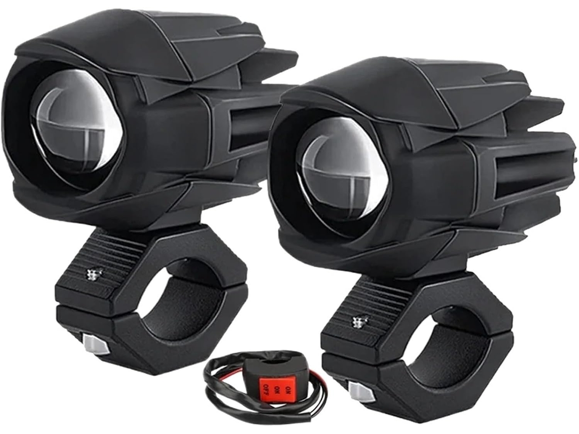Faros Led Auxiliares Para Motocicleta Duradero Bicicleta