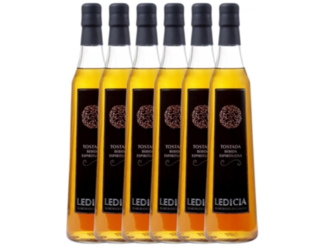 Cachaza NOR-IBERICA DE BEBIDAS Nor-Iberica De Bebidas Ledicia Orujo Tostado (0.7 L - 6 unidades)