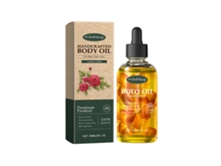 Aceite corporal artesanal de rosa y vainilla