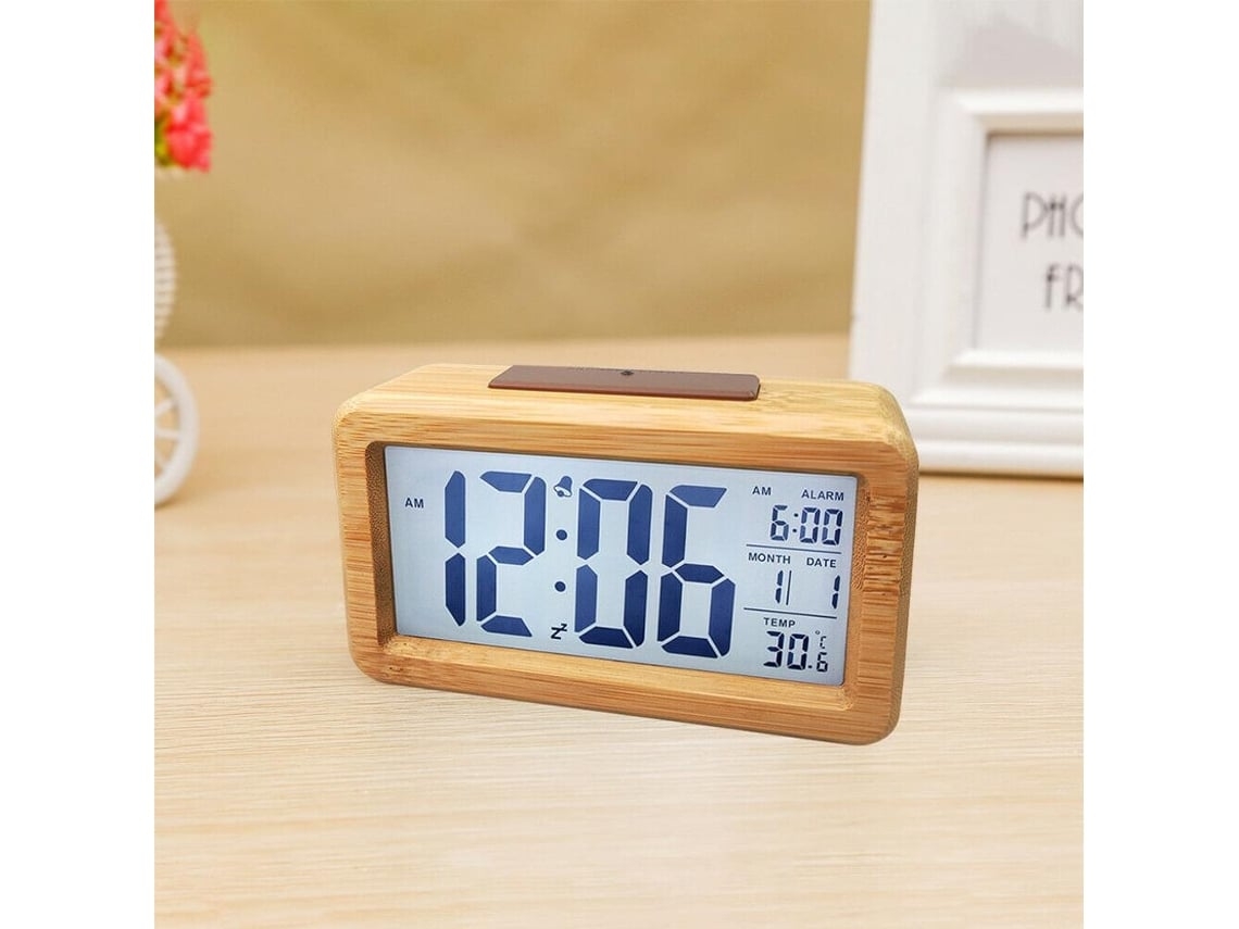 Alarma Digital Con Sensor Inteligente Y Luz Nocturna*