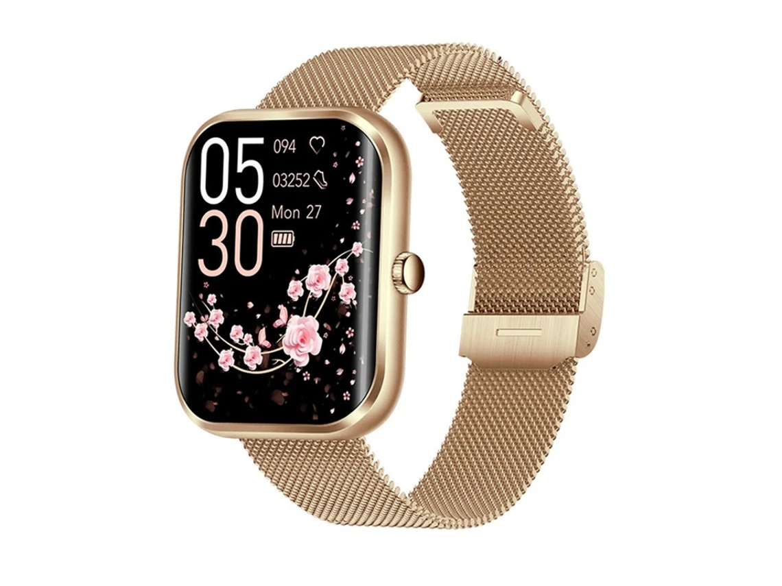 Reloj inteligente con llamadas Bluetooth, pantalla de 1,96 pulgadas, monitorización de frecuencia cardíaca y presión arterial, y múltiples modos deportivos Yizhood
