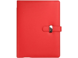 Cuaderno Recargable De Tapa Dura De Piel Con 6 Anillas - 160 Páginas