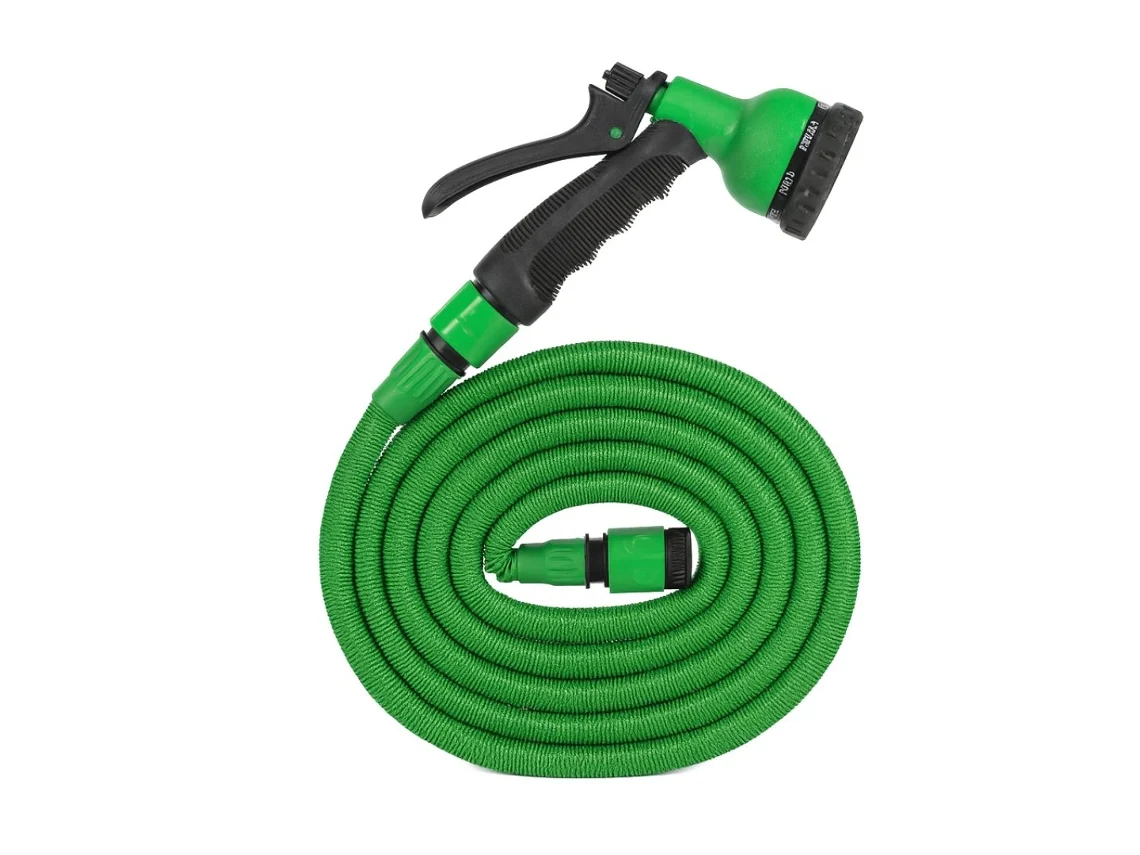Manguera flexible extensible Candela Commercial de 15 metros con boquilla y material TPE