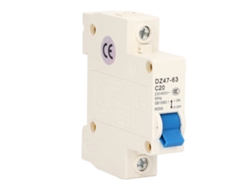 Disyuntor Mini Mcb 1p Rail Din 6000a 230v 400v 20a Protector De Circuito Para Hogar