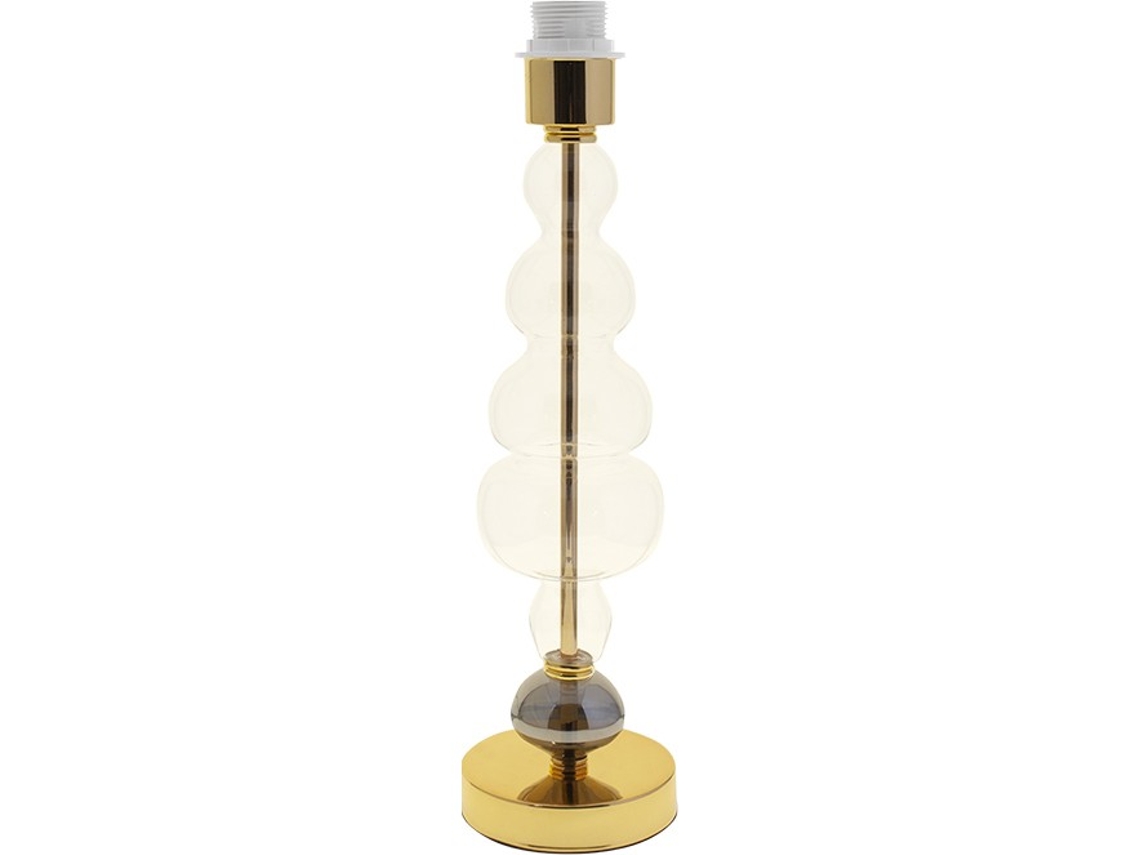 Base para Lámpara de Mesa Lagoa 1Xe27 Alt.44Xd.12Cm Dorado FERRIMEX