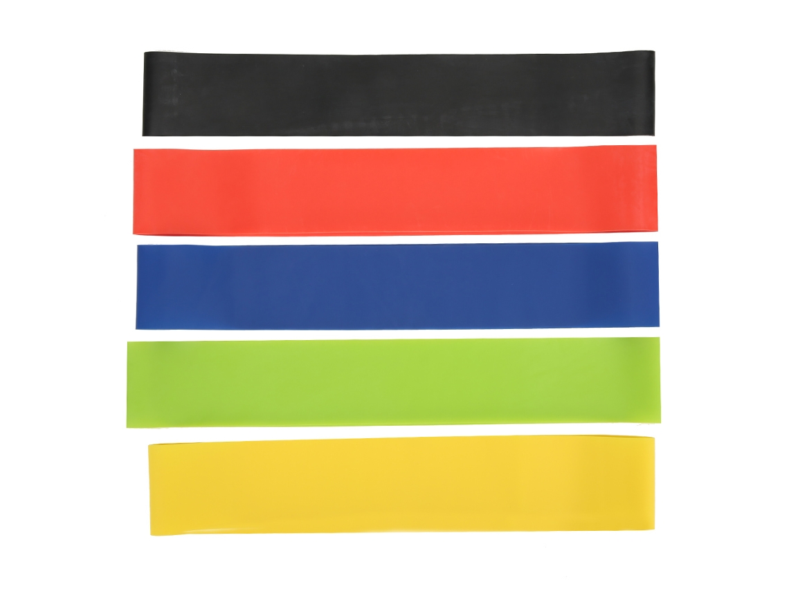 Vlrla-5 Piezas Bandas De Resistencia Elástica Anillo Para Entrenamiento Corporal Fitness Equipo De Ejercicio