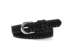 Cinturón Femenino Pu Tachuelas, Ajustable Vaqueros Look Retro, Regalo Con Estilo Para Fiestas O Día A Día