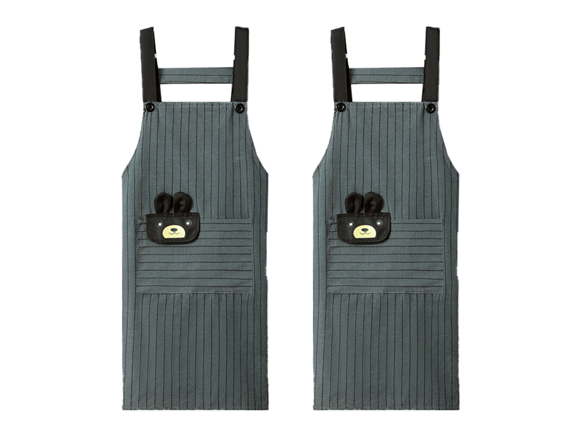 2 Delantales De Cocina Impermeables Y Resistentes A Manchas, Sin Mangas, Para Hogar