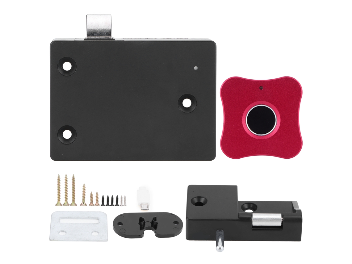 Cerradura Digital Inteligente Con Sensor De Huellas Dactilares Para Cajones De Armarios De Aleación De Aluminio - Artículos Para El Hogar
