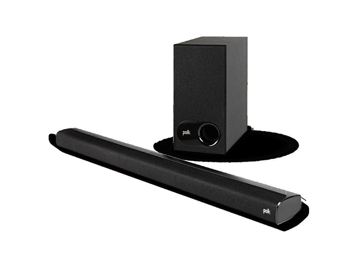 Barra de Sonido POLK Signa S2 (2.1 - Subwoofer Inalámbrico - Negro)