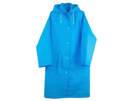Chubasquero Impermeable Para Niños Chaqueta De Lluvia Con Capucha Infantil Reutilizable Azul (De 4 A 6 Años) COSHANO