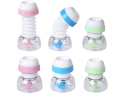 Ahorrador de agua con filtro, 6 boquillas para grifo, cabeza giratoria 360°, para cocina, baño y ducha Kofihety
