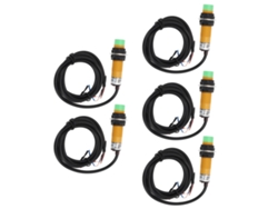 Veloriskku-5pcs Sensor Indutivo De Proximidade Npn 6‑36vdc Chave Sensor De Aproximação Abs Industrial