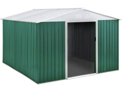 Caseta de Jardín de Metal HABITAT ET JARDIN Rosas (Metal - 2.55x2.77x2.02 M)